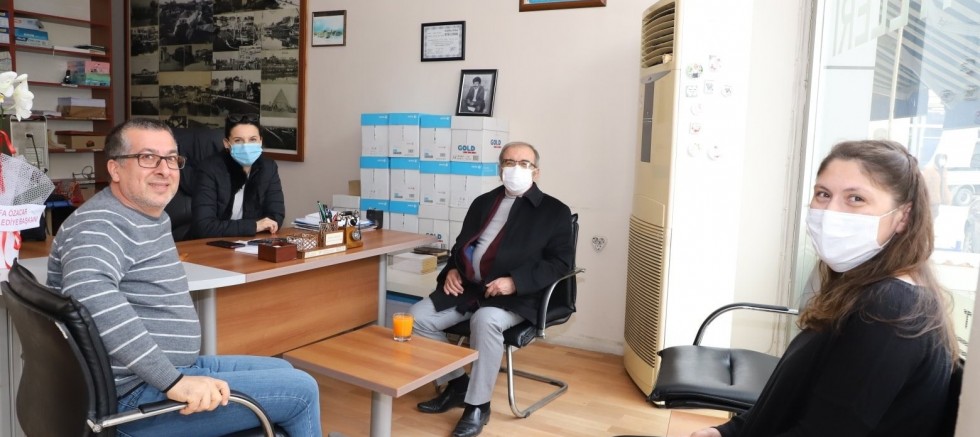 Başkan Özacar’dan Gazetemize Ziyaret
