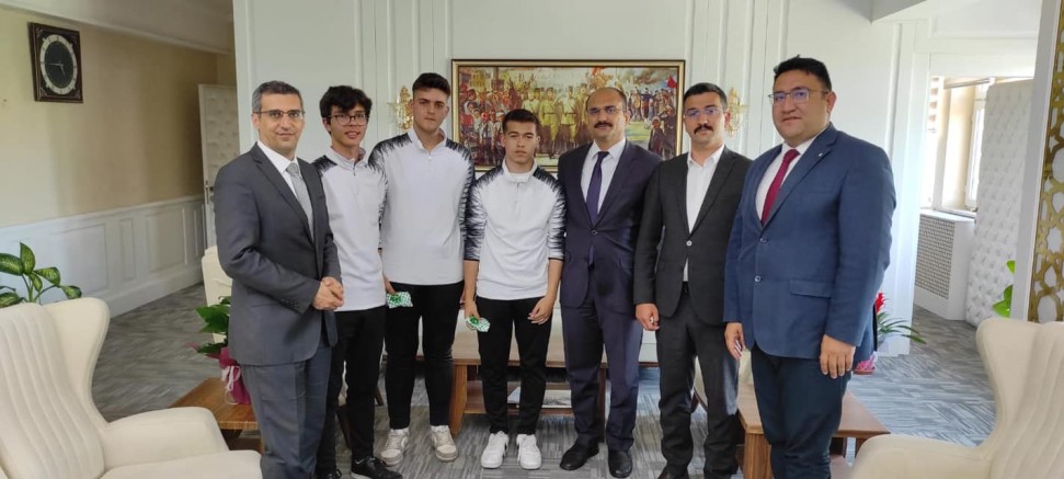 Havalı Tabanca Türkiye Şampiyonlarından Kaymakam Abacı’ya Ziyaret