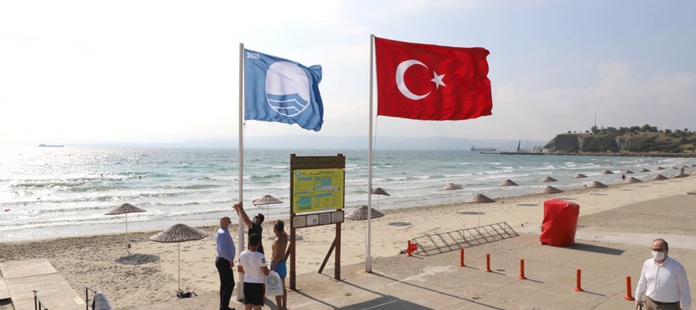 ‘Mavi Bayrak’ 4. Kez Hamzakoy Plajında