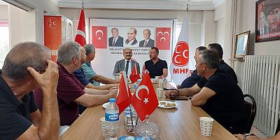 Kaymakam Abacı’dan MHP İlçe Başkanlığı’na Ziyaret