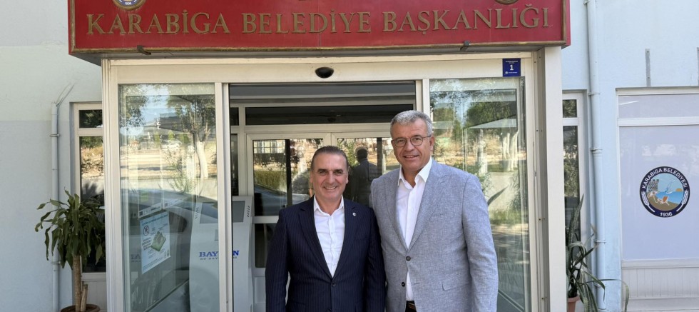 Başkan Uysal’dan Karabiga Belediyesi’ne Ziyaret