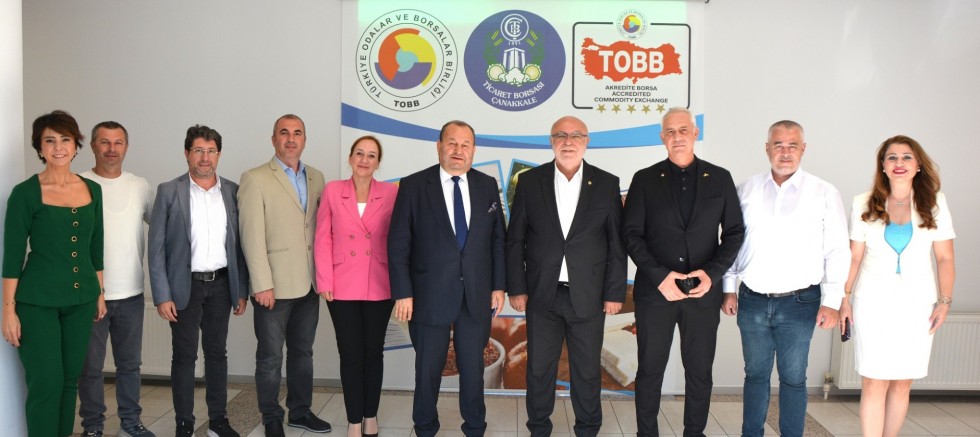 Biga TSO Heyetinden Başkan Deniz’e Ziyaret