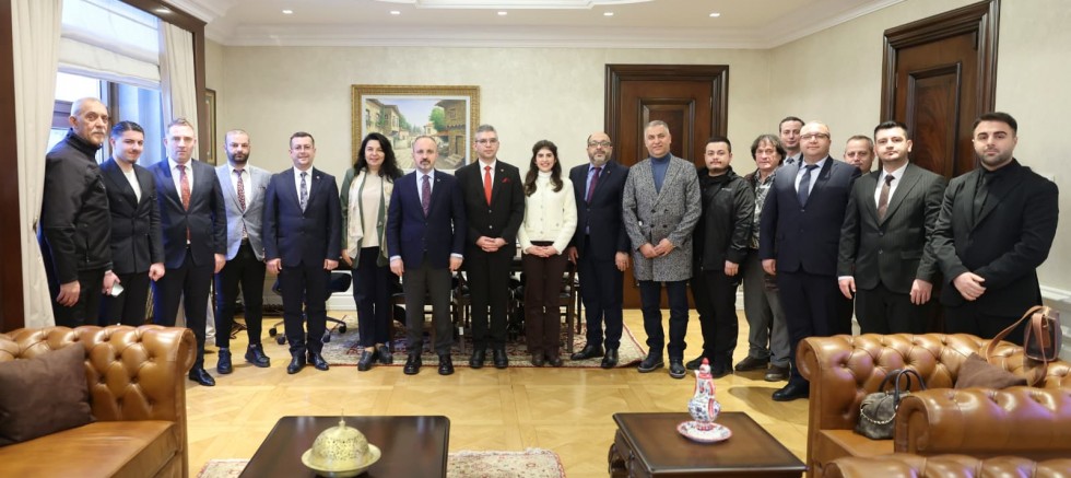 Bigalılar Sosyal Yardımlaşma Derneği’nden Turan’a Ziyaret