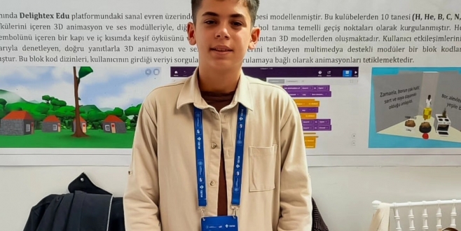 BİLSEM Öğrencisinden TÜBİTAK Bölge Sergisinde Dikkat Çeken Proje