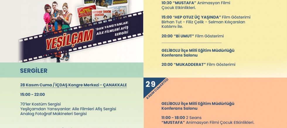 Çanakkale Film Festivali Gelibolu’da