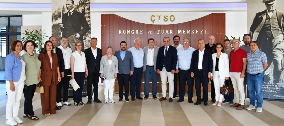 CHP Heyetinden  ÇTSO’ya Ziyaret