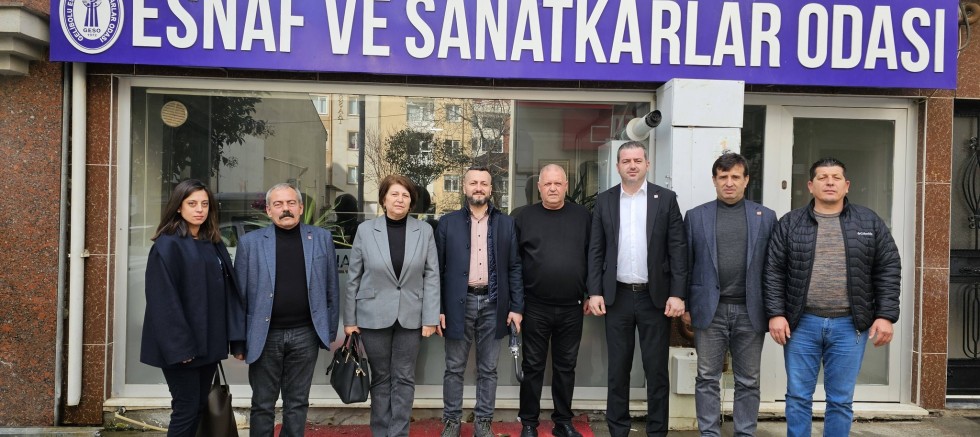 CHP İlçe Yönetiminden Esnaf Odalarına Ziyaret