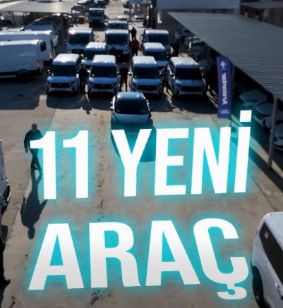 Gelibolu Belediyesi Araç Filosuna 11 Yeni Araç Ekledi