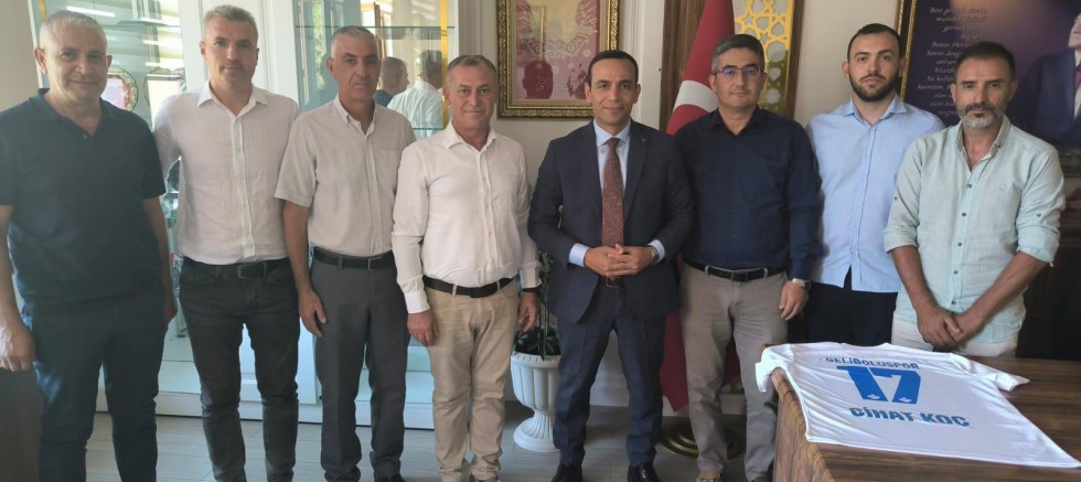 Geliboluspor’dan Kaymakam Cihat Koç’a Ziyaret