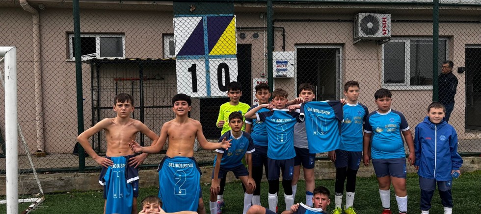Geliboluspor U13 Ligin İlk Devresini Galibiyetle Kapattı