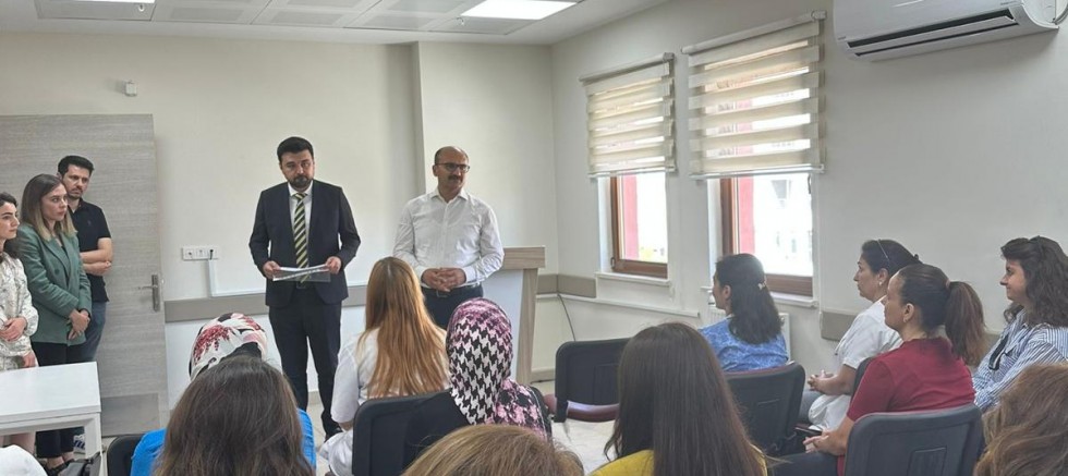 Kaymakam Abacı’dan İlçe Sağlık Müdürlüğü’ne Veda Ziyareti