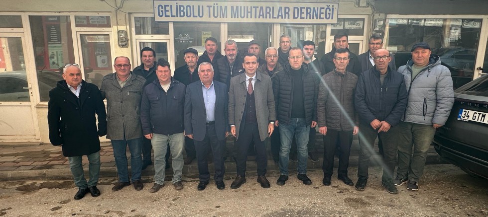 Kaymakam Koç’tan Muhtarlar Derneği’ne İade-i Ziyaret