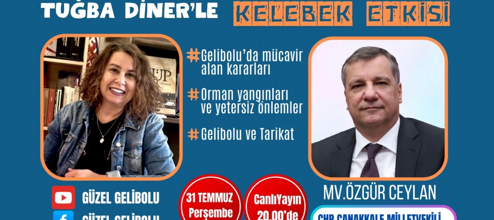 Kelebek Etkisi’nin Konuğu Özgür Ceylan Olacak