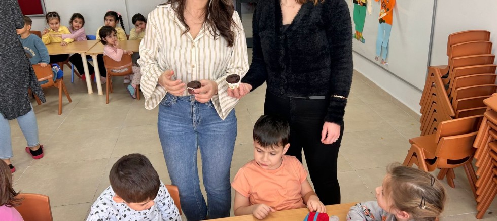 Minik Öğrencilere Sağlıklı Beslenme Bilinci Aşılandı