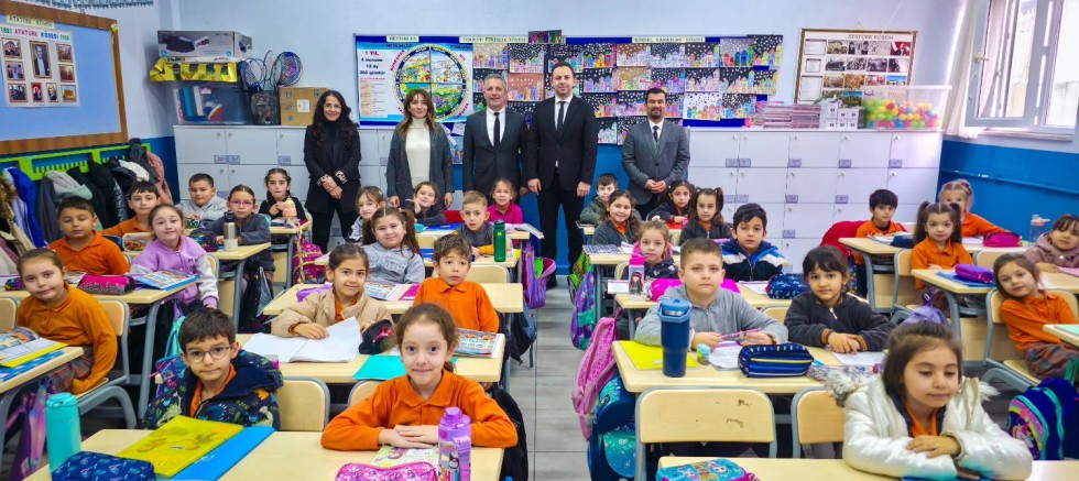 Müdür Aydın’dan 75. Yıl Cumhuriyet İlkokulu’na Ziyaret