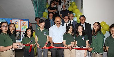 100. Yıl Barış Ortaokulu’nda Yıl Sonu Sergisi