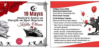 19 Mayıs Programı Belli Oldu