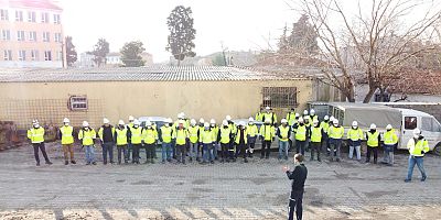 1915 Çanakkale Köprü Personeline Yangın Eğitimi Verildi