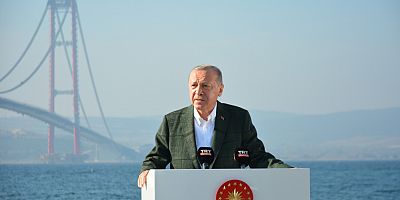 1915 Çanakkale Köprüsü Son Tabliye Montajı Cumhurbaşkanı Erdoğan’ın Katılımıyla Gerçekleşti 