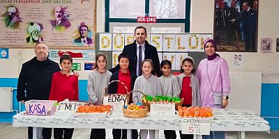 26 Kasım İlkokulu’nda ‘Dürüstlük Manavı’ Etkinliği