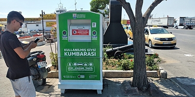 30 Noktaya Giysi Kumbarası Yerleştirildi