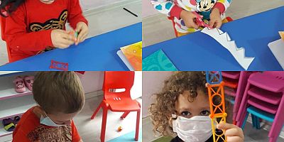 4-6 Yaş Kursunda Eğitim Devam Ediyor