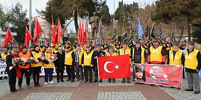 57. Alay Çiçeklerle Karşılandı