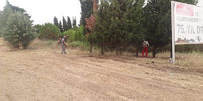 75. Yıl Hatıra Ormanında Temizlik Çalışması