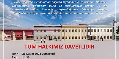 ‘99 Yıl Sonra Hizmet Birimleri Tek Çatı Altında’