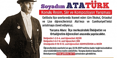 “Adım Cumhuriyet, Soyadım Atatürk” Yarışması Düzenleniyor