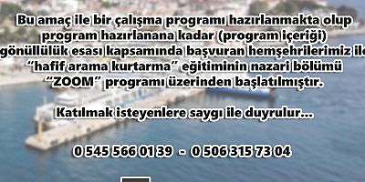 ‘Afet Çalışma Grubu’ Oluşturuldu