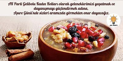 AK Parti Aşure İkramında Bulunacak