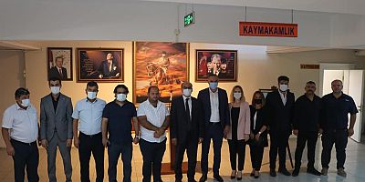 AK Parti’den Kaymakam Abacı’ya Hayırlı Olsun Ziyareti