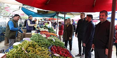 AK Parti’den Pazarcı Esnafına Ziyaret