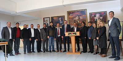 AK Parti Yönetiminden Kaymakam Kılınçkaya’ya Ziyaret