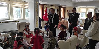 Anasınıfı Öğrencilerinden Kaymakam Abacı’ya Ziyaret