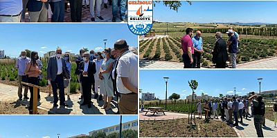 Aromatik ve Tıbbi Bitkiler Parkı Açıldı