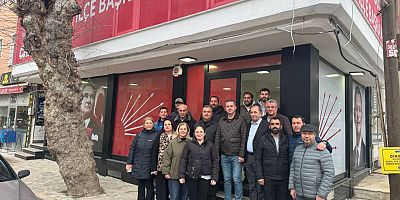 Arslan ve Kopça’dan CHP İlçe Başkanlığına Ziyaret