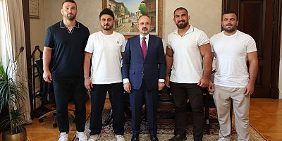 Başarılı Güreşçilerden Turan’a Ziyaret