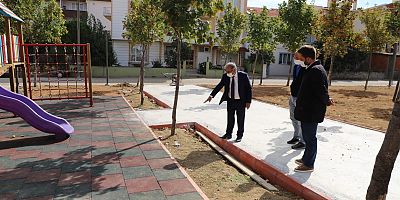 Başkan Özacar Çalışmaları İnceledi