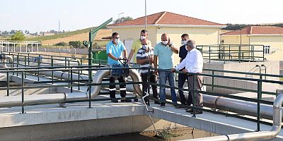 Başkan Özacar’dan Arıtma Tesisinde İnceleme