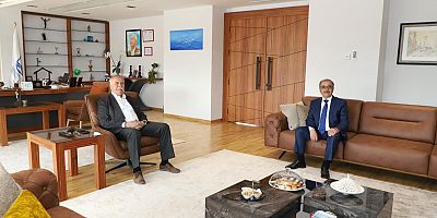 Başkan Özacar’dan Başkan Gökhan’a Ziyaret