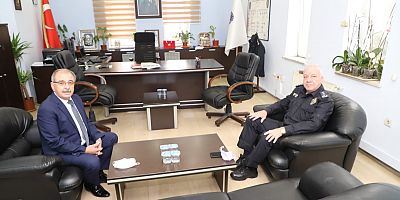 Başkan Özacar’dan Emniyet Müdürü Güçlü’ye Ziyaret