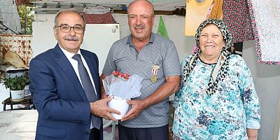 Başkan Özacar’dan Gazilere Ziyaret