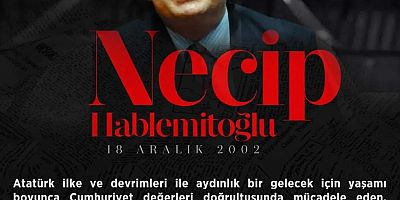 Başkan Özacar’dan Hablemitoğlu’nu Anma Mesajı