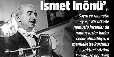 Başkan Özacar’dan İnönü’yü Anma Mesajı