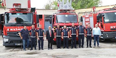 Başkan Özacar’dan İtfaiye Haftası Ziyareti