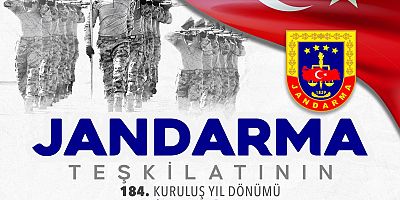 Başkan Özacar’dan Jandarma Teşkilatının Kuruluş Mesajı