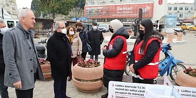 Başkan Özacar’dan Kan Alım Aracına Ziyaret