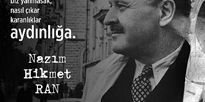 Başkan Özacar’dan Nazım Hikmet’i Anma Mesajı
